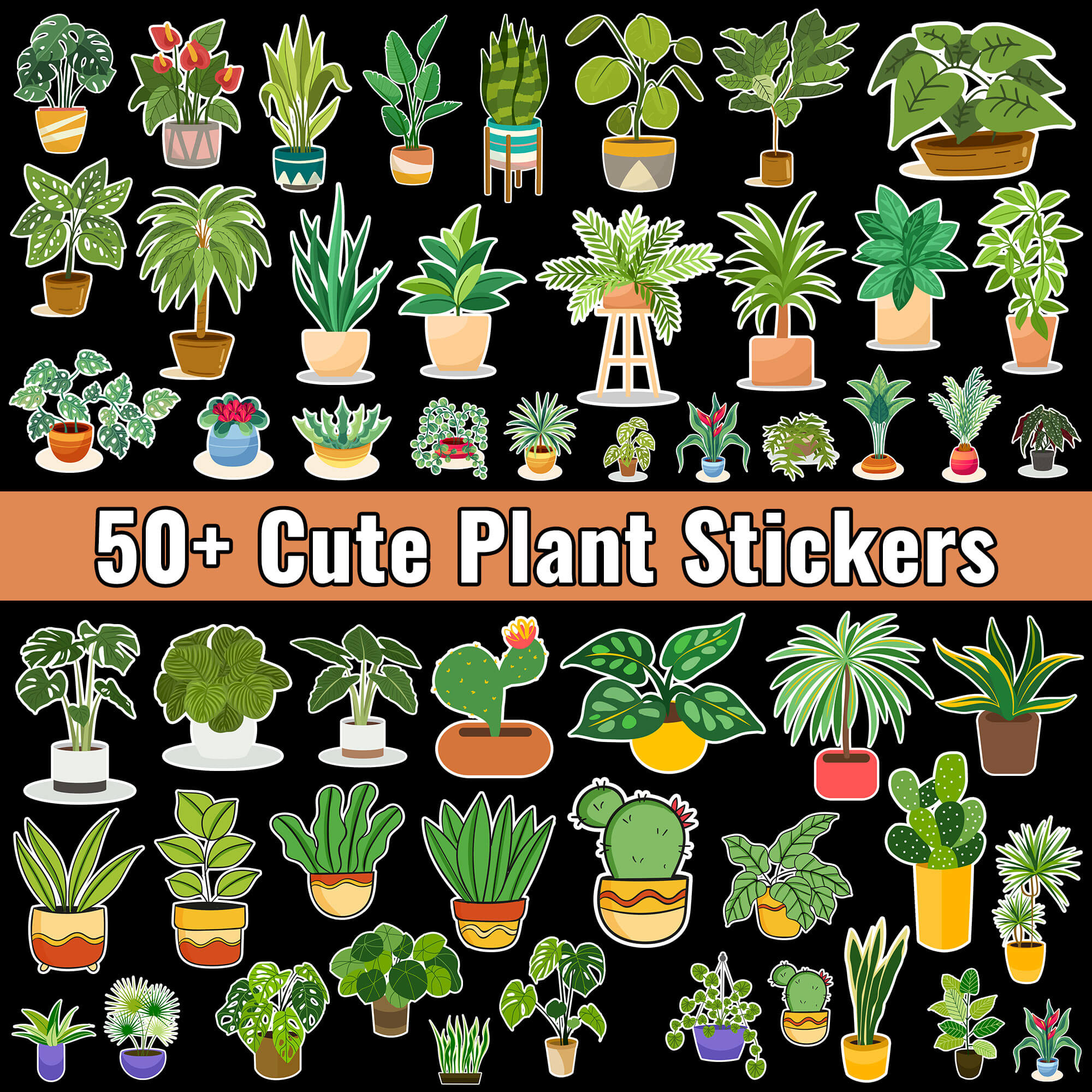 Plant clipart for GoodNotes