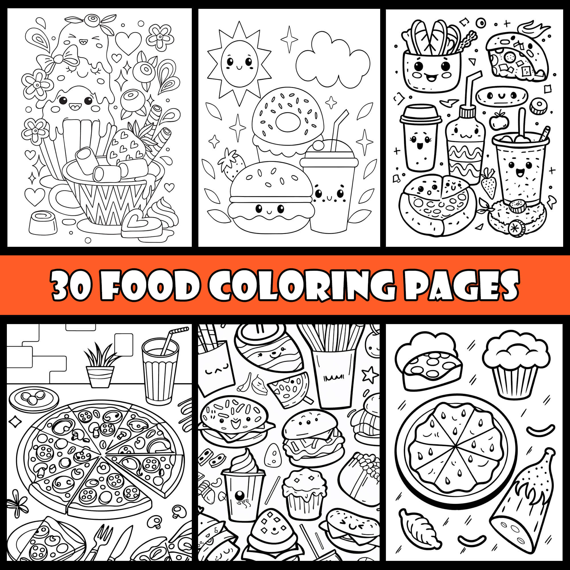 Food Coloring Pages