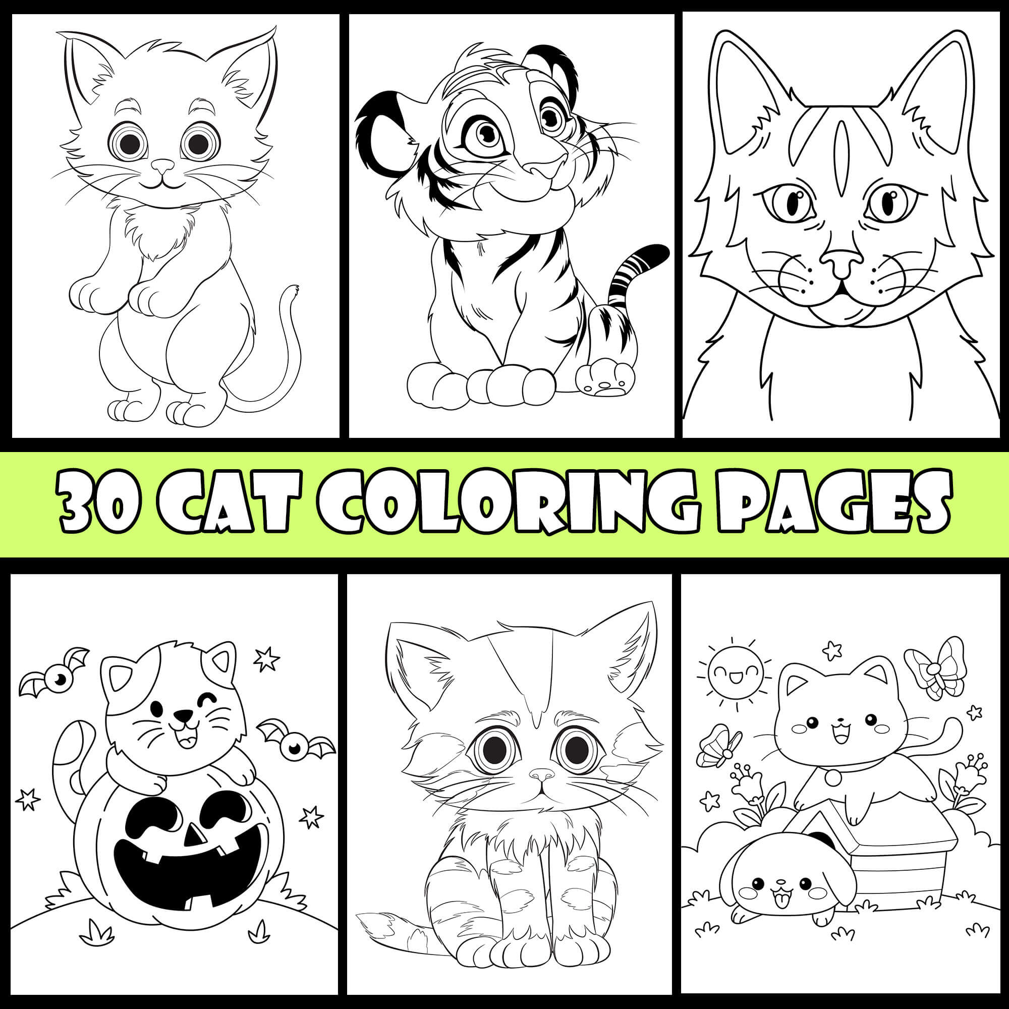 Cat Coloring Pages