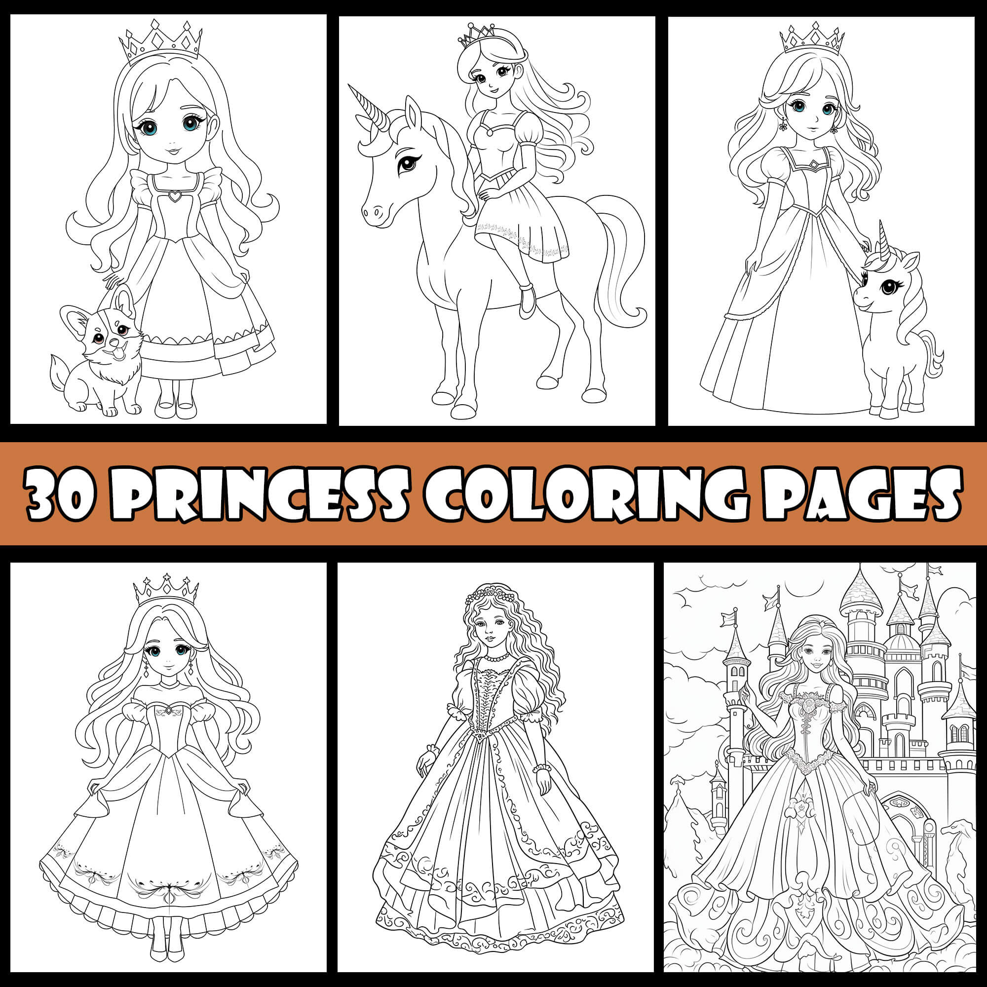 Princess Coloring Pages