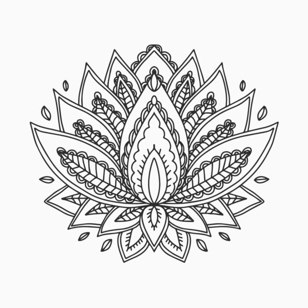Lotus Tattoo Clipart Bundle – 30 High-Resolution PNG Designs for Tattoo Artists, Print-on-Demand & Crafters - Image 2